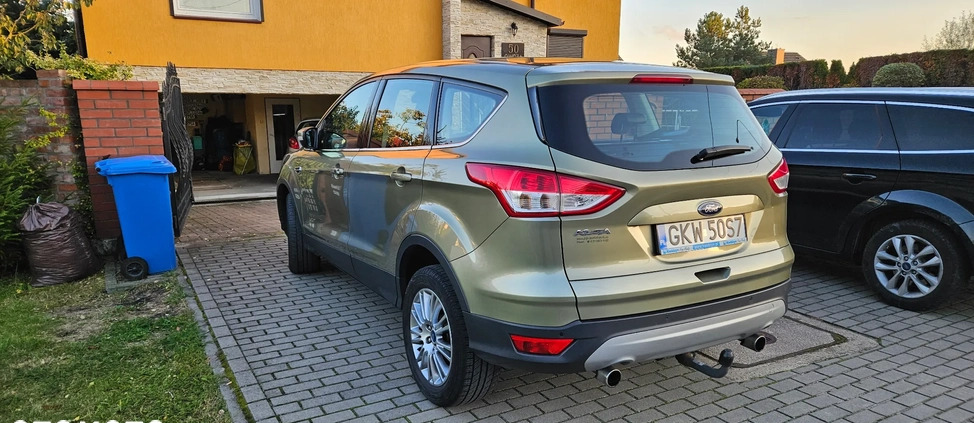 Ford Kuga cena 49999 przebieg: 181000, rok produkcji 2013 z Kwidzyn małe 56